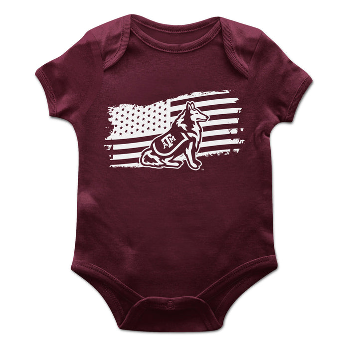 Texas A&M Aggies Vive La Fete Infant Game Day Maroon Short Sleeve Bodysuit