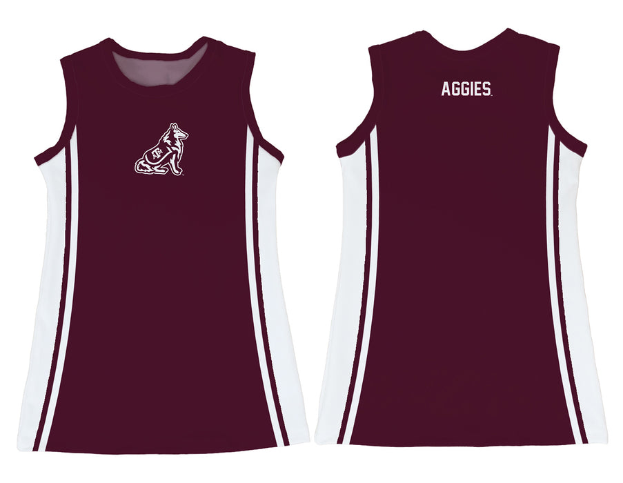 Texas A&M Aggies Sleeveless Cheerleader A Line Dress Maroon - Vive La Fête - Online Apparel Store