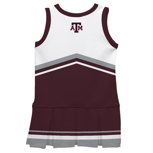 Texas A&M Aggies Vive La Fete Game Day White and Maroon Sleeveless Chearleader Dress - Vive La Fête - Online Apparel Store