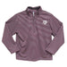Texas A&M Aggies Embroidered Maroon Stripes Quarter Zip Pullover