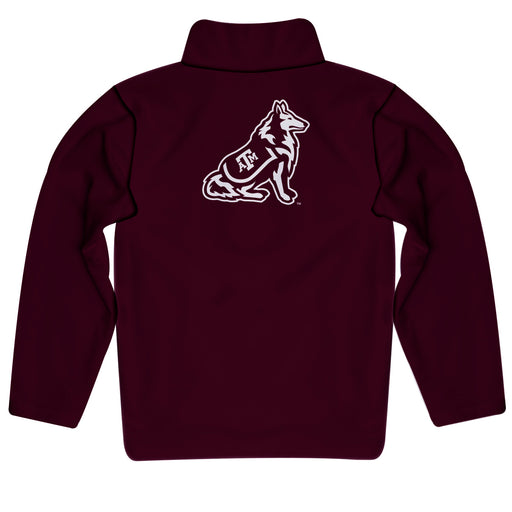 Texas A&M Aggies Vive La Fete Game Day Solid Aggie Maroon Quarter Zip Pullover Sleeves - Vive La Fête - Online Apparel Store