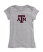 Texas A&M Aggies Girl´s Fitted Cotton T-shirt Grey