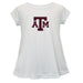 Texas A&M Aggies Short Sleeve Youth Cotton Top White