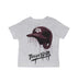 Texas A&M Aggies Original Dripping Baseball Helmet Grey Cotton T-Shirt  by Vive La Fete