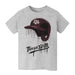 Texas A&M Aggies Original Dripping Baseball Helmet Grey Cotton T-Shirt  by Vive La Fete