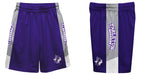 Tarleton State Texans Vive La Fete Game Day Purple Stripes Boys Solid Gray Athletic Mesh Short - Vive La Fête - Online Apparel Store