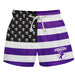 Tarleton State University Vive La Fete Game Day Purple Flag Swimtrunks V1