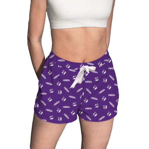 Tarleton State University Vive La Fete Game Day All Over Logo Womens Lounge Shorts