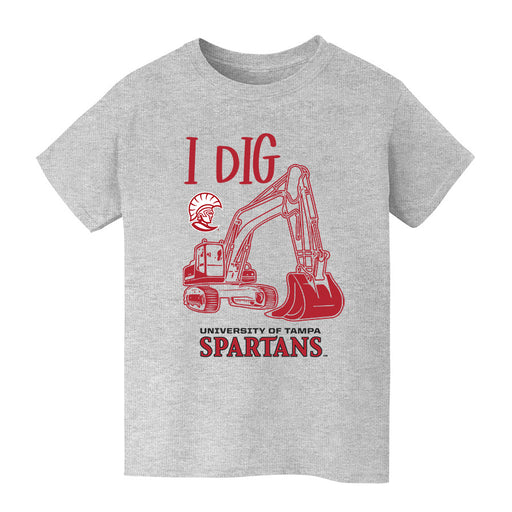 Tampa Spartans Vive La Fete Excavator Heather Grey Cotton Short Sleeve Tee
