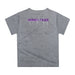 TCU Horned Frogs Original Dripping Football Helmet Heather Gray T-Shirt by Vive La Fete - Vive La Fête - Online Apparel Store