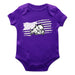 TCU Horned Frogs Vive La Fete Infant Game Day Purple Short Sleeve Bodysuit