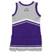 TCU Horned Frogs Vive La Fete Game Day Gray and Purple Sleeveless Chearleader Dress - Vive La Fête - Online Apparel Store