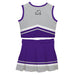 TCU Horned Frogs Vive La Fete Game Day Gray and Purple Sleeveless Chearleader Set - Vive La Fête - Online Apparel Store