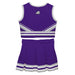 TCU Horned Frogs Vive La Fete Game Day Purple Sleeveless Chearleader Set - Vive La Fête - Online Apparel Store