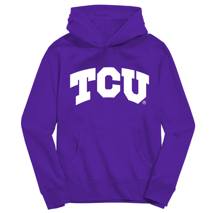 TCU Horned Frogs Vive La Fete Purple Cotton Youth Hoodie