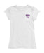 TCU Horned Frogs Hand Sketched Vive La Fete Impressions Artwork White Girls Cotton Short Sleeve Tee