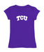 TCU Horned Frogs Girl´s Fitted Cotton T-shirt Purple