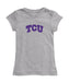 TCU Horned Frogs Girl´s Fitted Cotton T-shirt Grey
