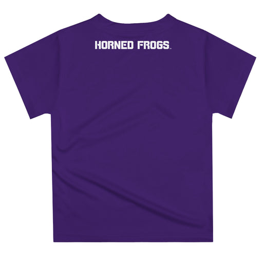TCU Horned Frogs Vive La Fete Excavator Boys Game Day Purple Short Sleeve Tee - Vive La Fête - Online Apparel Store