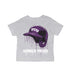 TCU Horned Frogs Original Dripping Baseball Helmet Grey Cotton T-Shirt  by Vive La Fete