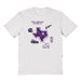 TCU Horned Frogs Hand Sketched Vive La Fete Impressions Icones Kids White T-shirt