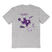 TCU Horned Frogs Hand Sketched Vive La Fete Impressions Icones Kids Grey T-shirt