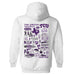 TCU Horned Frogs Hand Sketched Vive La Fete Impressions Artwork Purple Cotton Fleece Long Sleeve Hoodie - Vive La Fête - Online Apparel Store