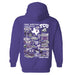 TCU Horned Frogs Hand Sketched Vive La Fete Impressions Artwork Purple Cotton Fleece Long Sleeve Hoodie - Vive La Fête - Online Apparel Store