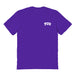TCU Horned Frogs Vive La Fete Impressions Artwork Purple Womens Cotton Tshirt