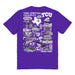 TCU Horned Frogs Vive La Fete Impressions Artwork Purple Womens Cotton Tshirt - Vive La Fête - Online Apparel Store