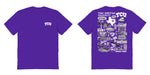 TCU Horned Frogs Vive La Fete Impressions Artwork Purple Womens Cotton Tshirt - Vive La Fête - Online Apparel Store