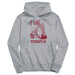 Temple University Owls TU Excavator Heather Grey Cotton Youth Hoodie
