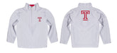 Temple University Owls TU Vive La Fete Game Day Solid White Quarter Zip Pullover Sleeves - Vive La Fête - Online Apparel Store