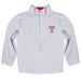 Temple University Owls TU Vive La Fete Game Day Solid White Quarter Zip Pullover Sleeves