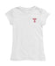 Temple University Owls TU Hand Sketched Vive La Fete Impressions Artwork White Girls Cotton Short Sleeve Tee