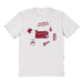 Temple University Owls TU Hand Sketched Vive La Fete Impressions Icones Kids White T-shirt