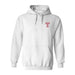 Temple University Owls TU Hand Sketched Vive La Fete Impressions Artwork White Cotton Fleece Long Sleeve Hoodie
