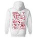 Temple University Owls TU Hand Sketched Vive La Fete Impressions Artwork Cotton Fleece Long Sleeve Hoodie - Vive La Fête - Online Apparel Store