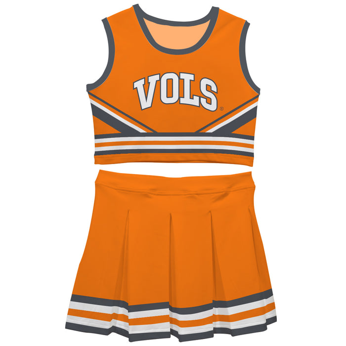 Tennessee Vols Vive La Fete Game Day Orange Sleeveless Chearleader Set
