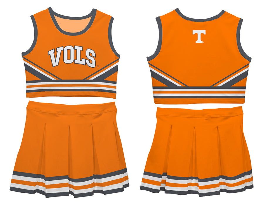 Tennessee Vols Vive La Fete Game Day Orange Sleeveless Chearleader Set - Vive La Fête - Online Apparel Store