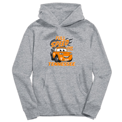 Tennessee Vols Full Speed Heather Grey Cotton Youth Hoodie