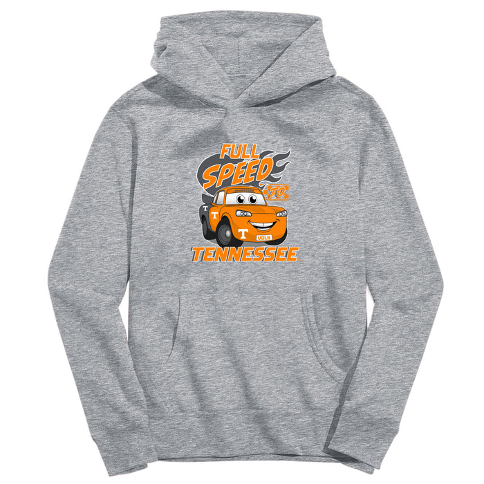 Tennessee Vols Full Speed Heather Grey Cotton Youth Hoodie