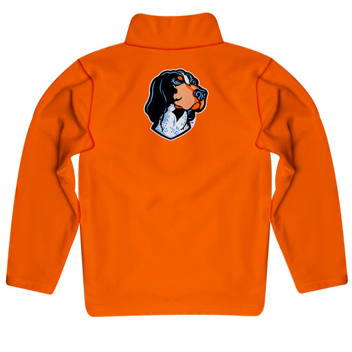 Tennessee Vols Vive La Fete Game Day Solid Orange Quarter Zip Pullover Sleeves - Vive La Fête - Online Apparel Store