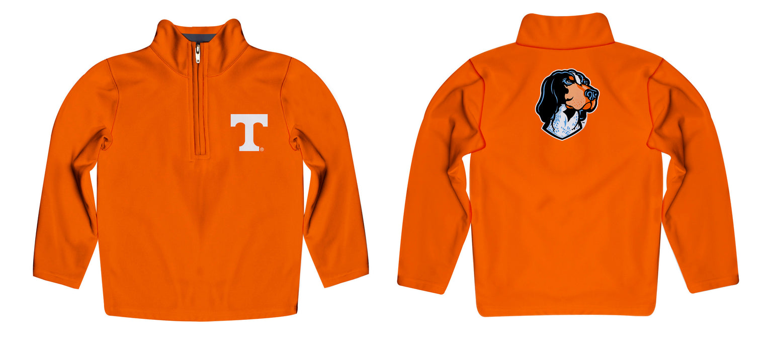 Tennessee Vols Vive La Fete Game Day Solid Orange Quarter Zip Pullover Sleeves - Vive La Fête - Online Apparel Store