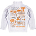 Tennessee Vols Hand Sketched Vive La Fete Impressions Artwork White Boys Quarter Zip Pullover V1 - Vive La Fête - Online Apparel Store