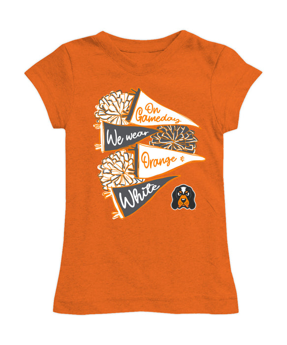 Tennessee Vols Girl´s Fitted Cotton T-shirt Orange