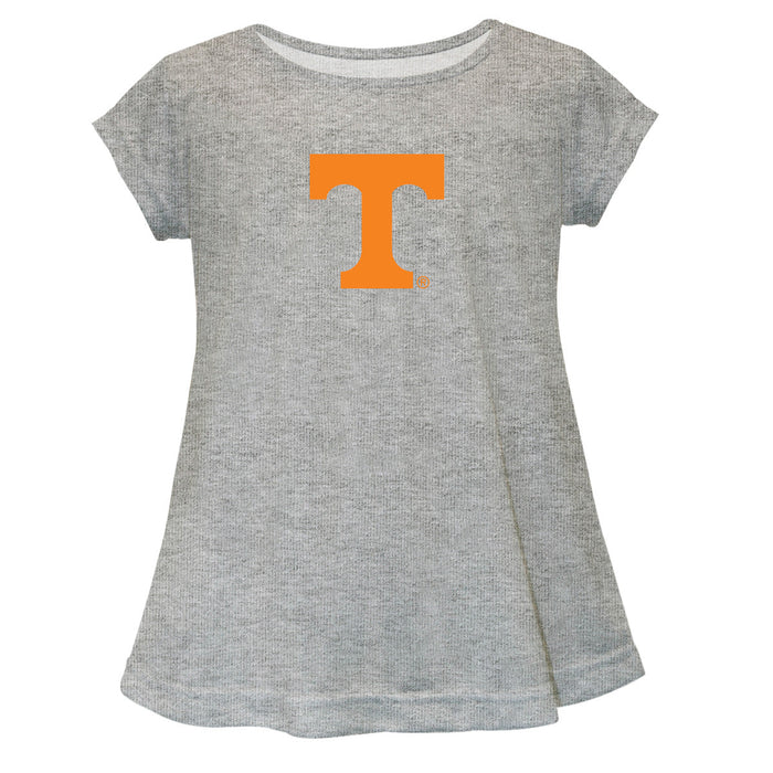 Tennessee Vols Short Sleeve Youth Cotton Top Grey