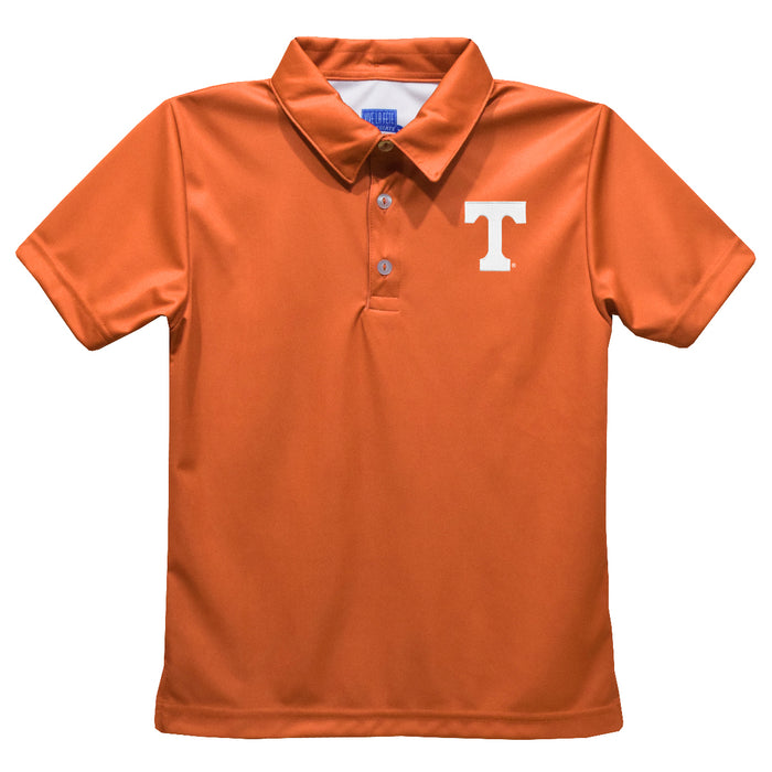 Tennessee Vols Embroidered Orange Short Sleeve Polo Box Shirt