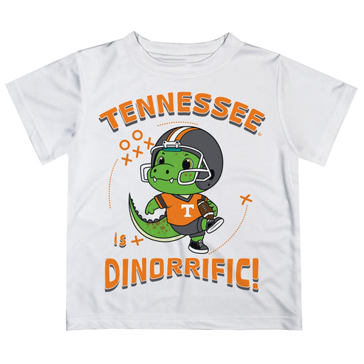 Tennessee Vols Vive La Fete Dinorrific Boys Game Day White Short Sleeve Tee