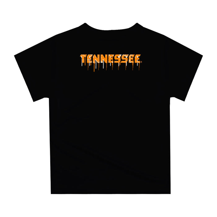 Tennessee Vols Original Dripping Football Helmet Black T-Shirt by Vive La Fete - Vive La Fête - Online Apparel Store